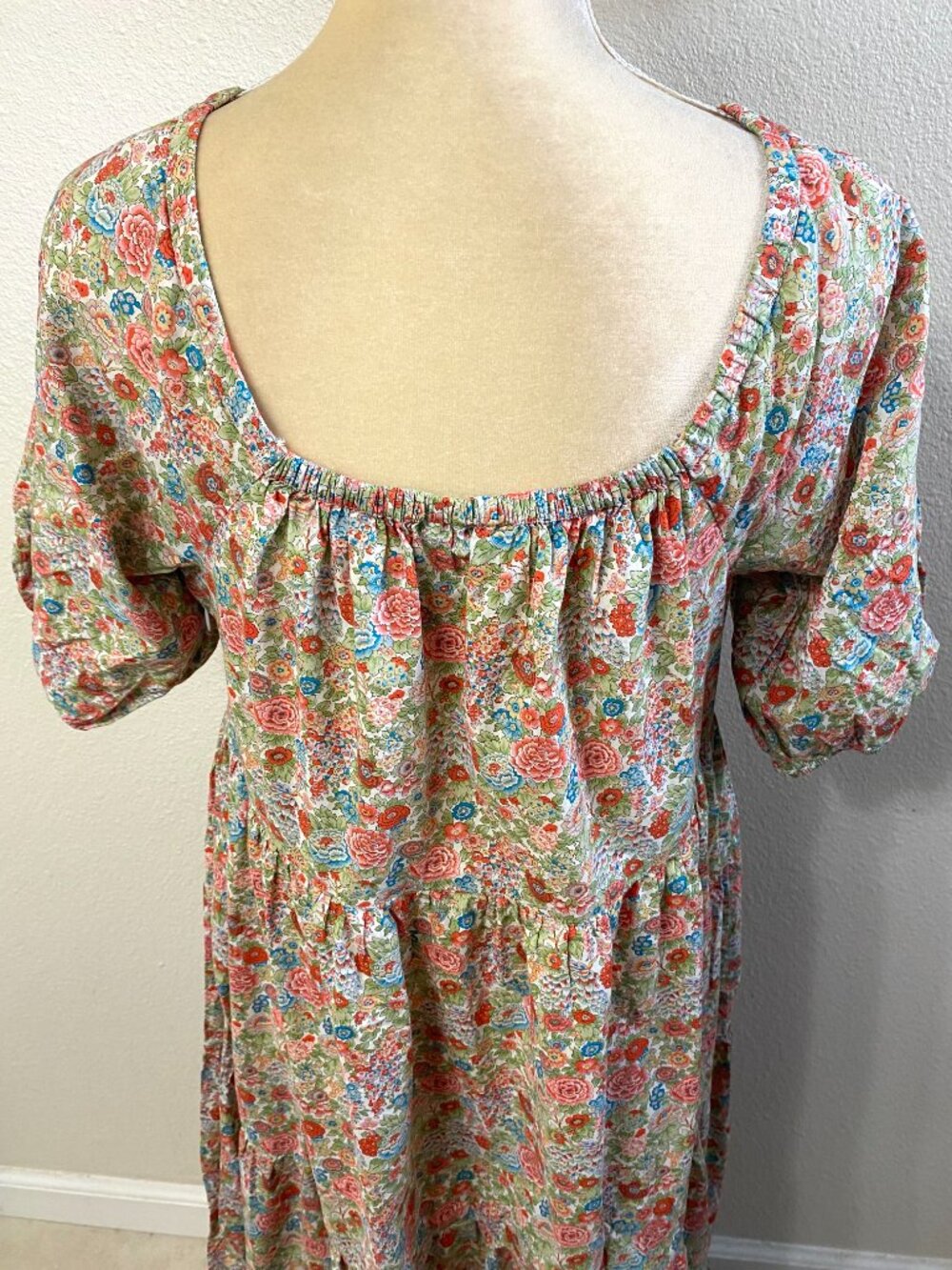 Roller Rabbit Liberty Fabric Agnese Floral Maxi Dress - Picture 6 of 11
